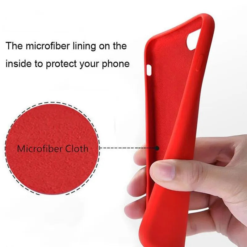 Silicone Case For Apple iPhones