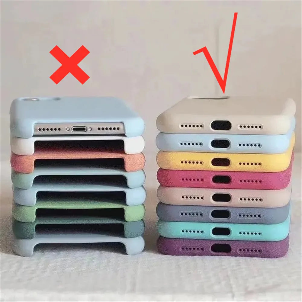 Silicone Case For Apple iPhones